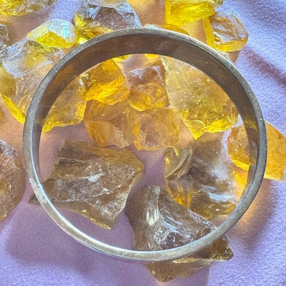 Pink Enameled Slip-On Bracelet/Bangle - Picture 3 of 5